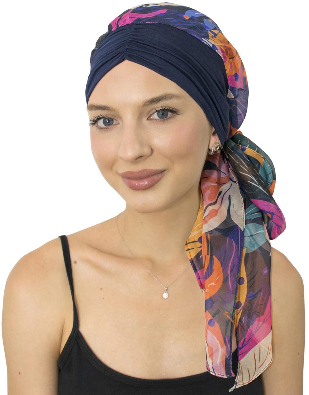 5739 Head Scarf Skull Cap Chemo Patients Headwear Cancer Hair Loss Scarf